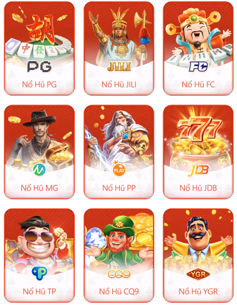 Sảnh game Nổ hũ LV8